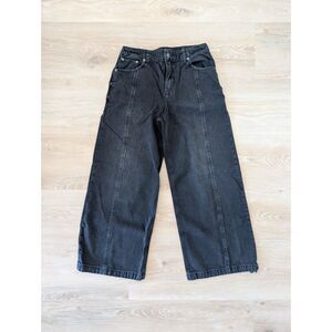 American Eagle Ultra Wide Leg Jeans – Washed Black (Size 2 Short)